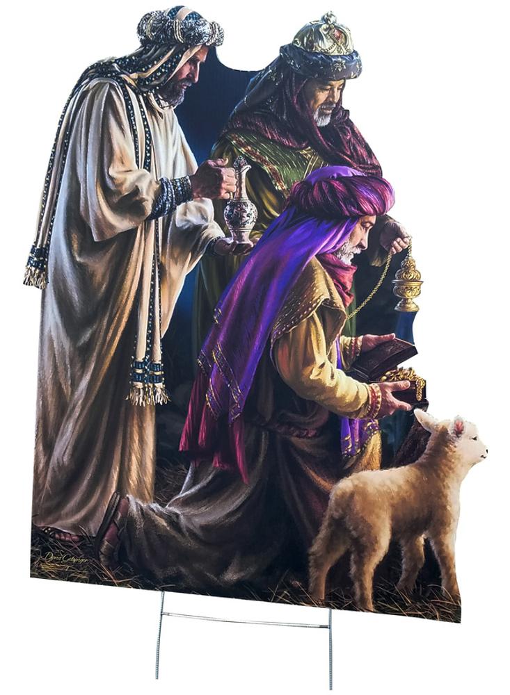 Three Wise Men Outdoor With Yard Stake Cardboard Cutouts At Three Wise Men Outdoor With Yard Stake Cardboard Cutouts At Allposters Com